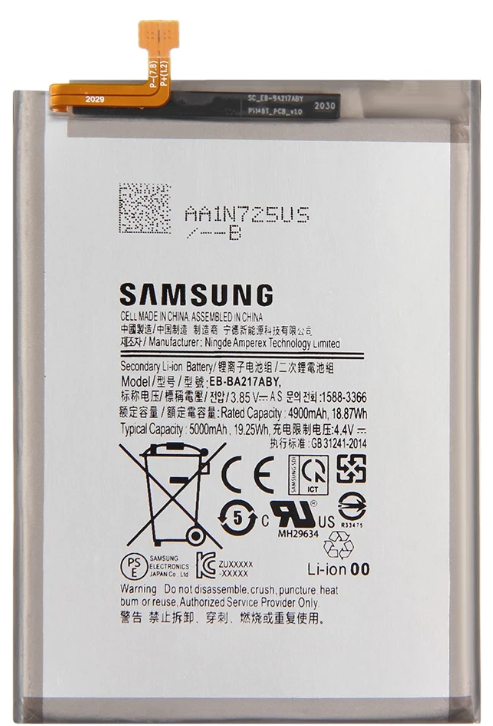 SAMSUNG EB-BA217ABY A02, A04s, A12, A13, A21s, M02, M12  Battery