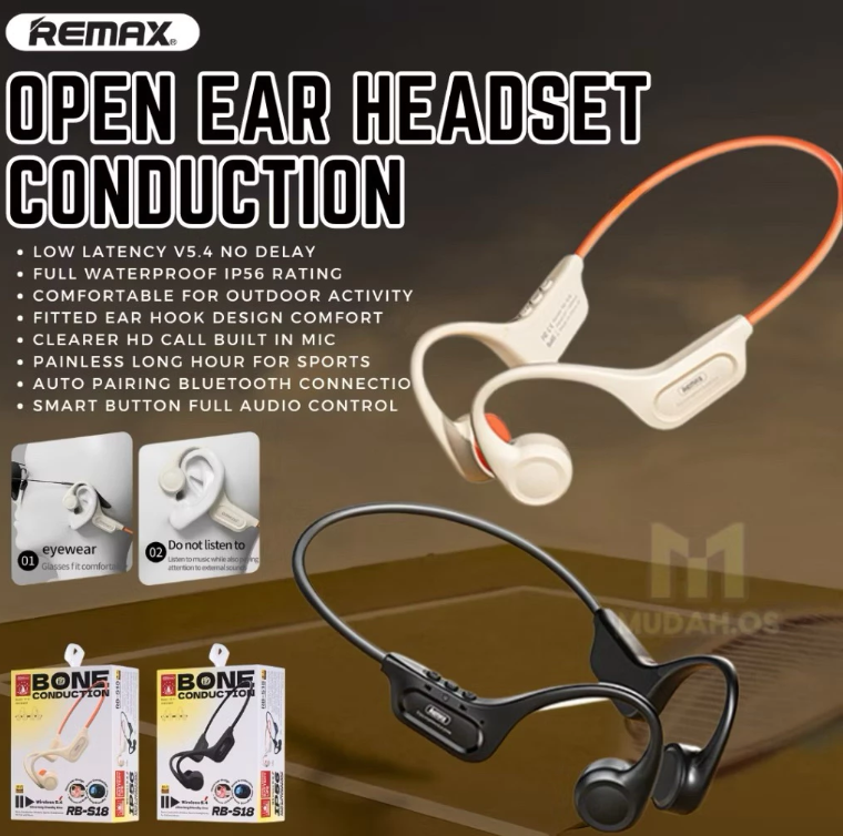 Remax RB-S18 Bone Bluetooth V5.4 Conduction Sport Headphones